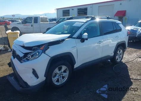 2020 Toyota Rav4 Hybrid Xle z USA, uszkodzony, nr VIN 2T3RWRFV0LW048658
